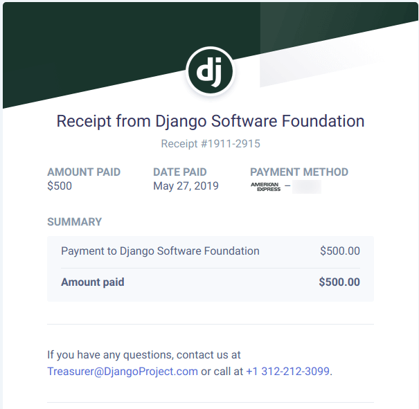 DSF donation