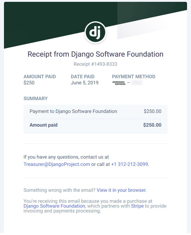 DSF donation