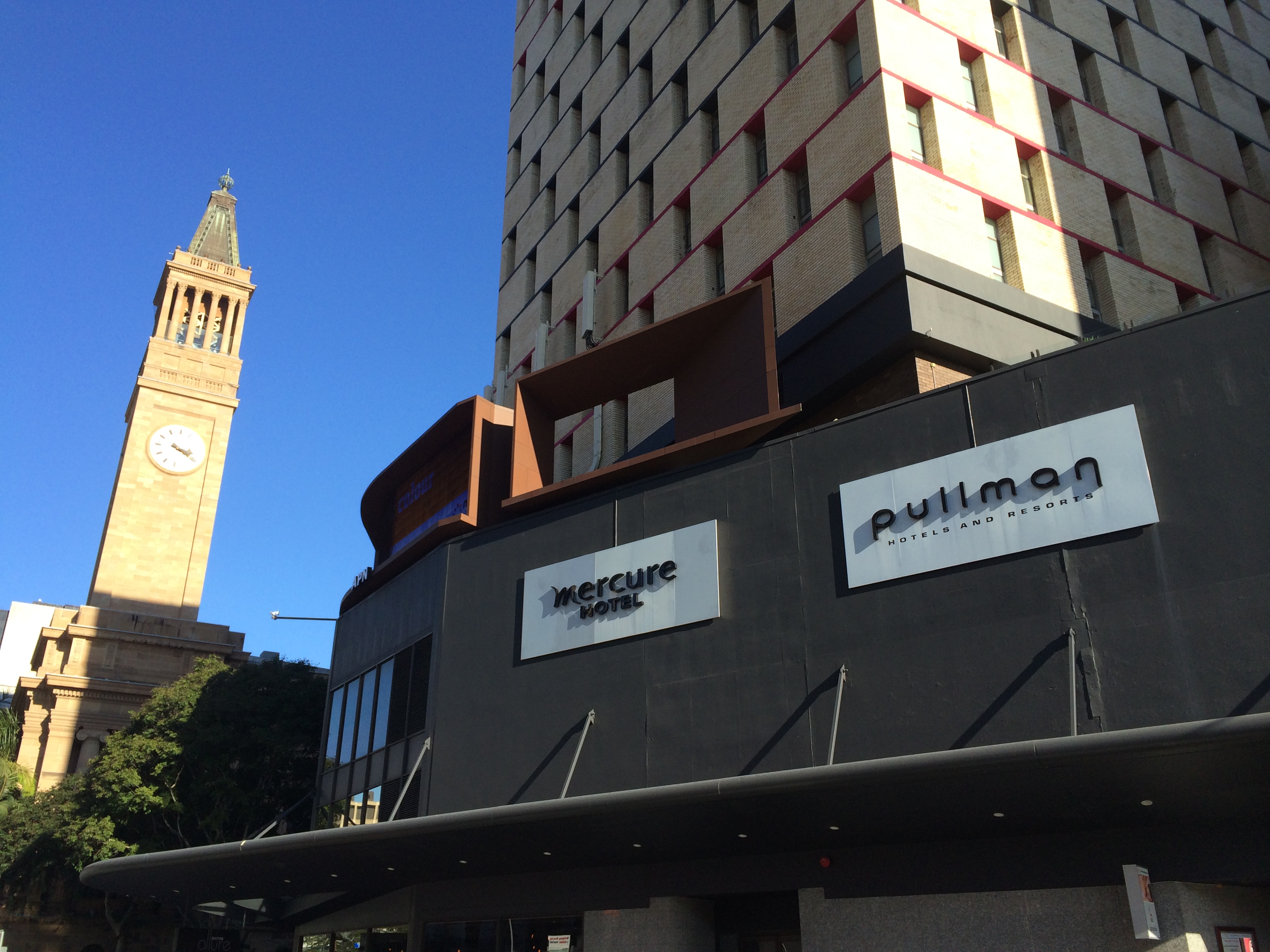 Pullman Brisbane - King George Square, the PyCon AU 2015
venue.