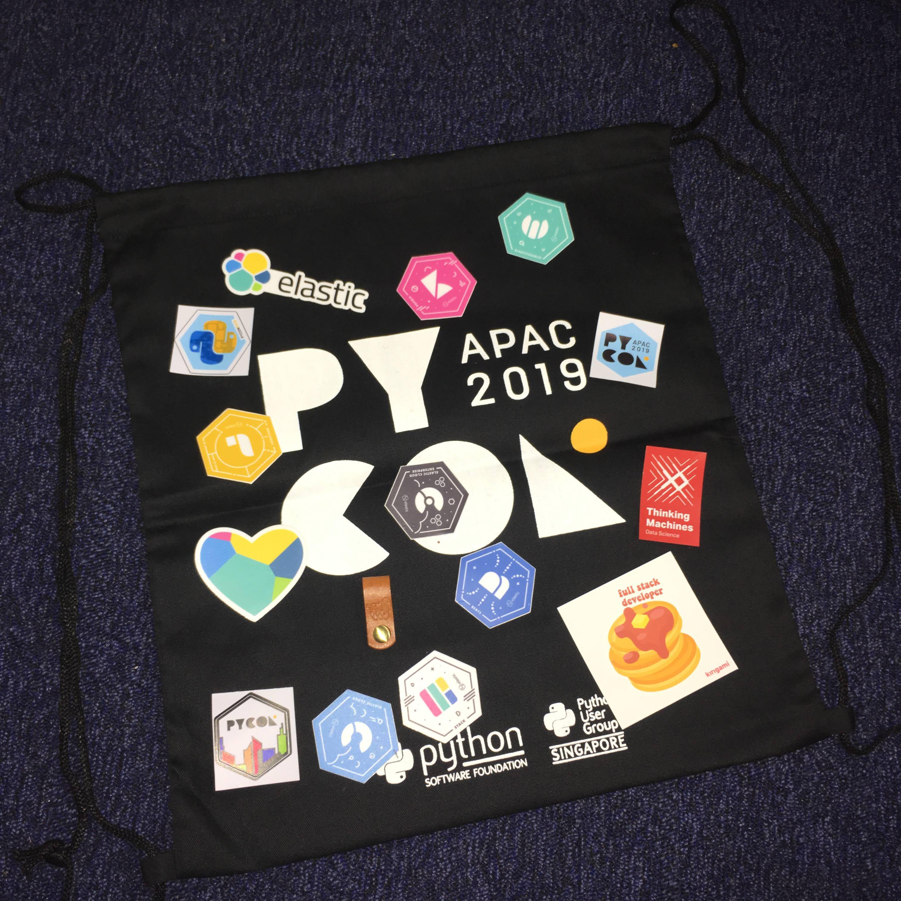 PyCon APAC Loot bag