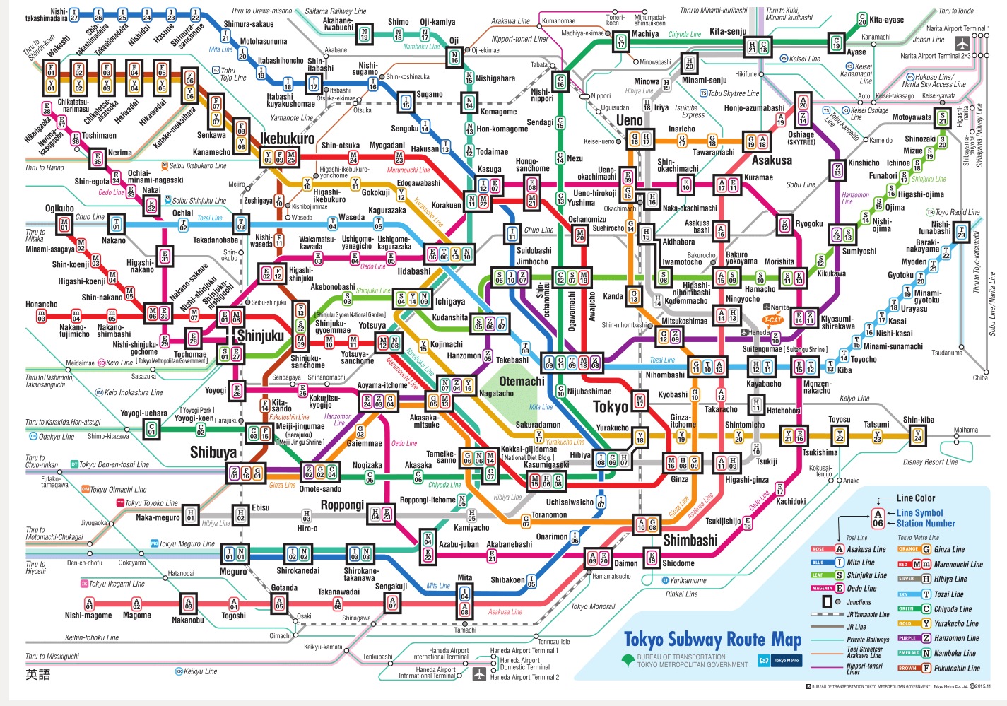 Tokyo Subway Route
Map