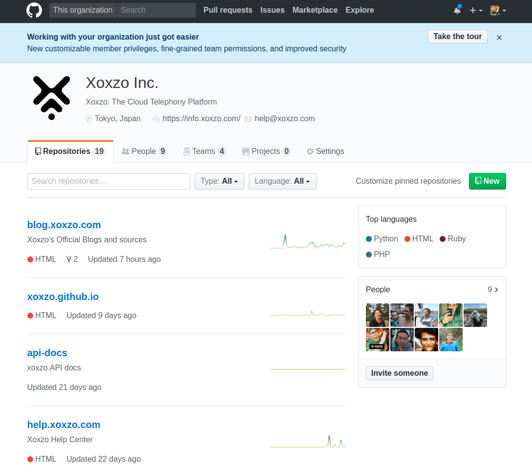 GitHub screenshot