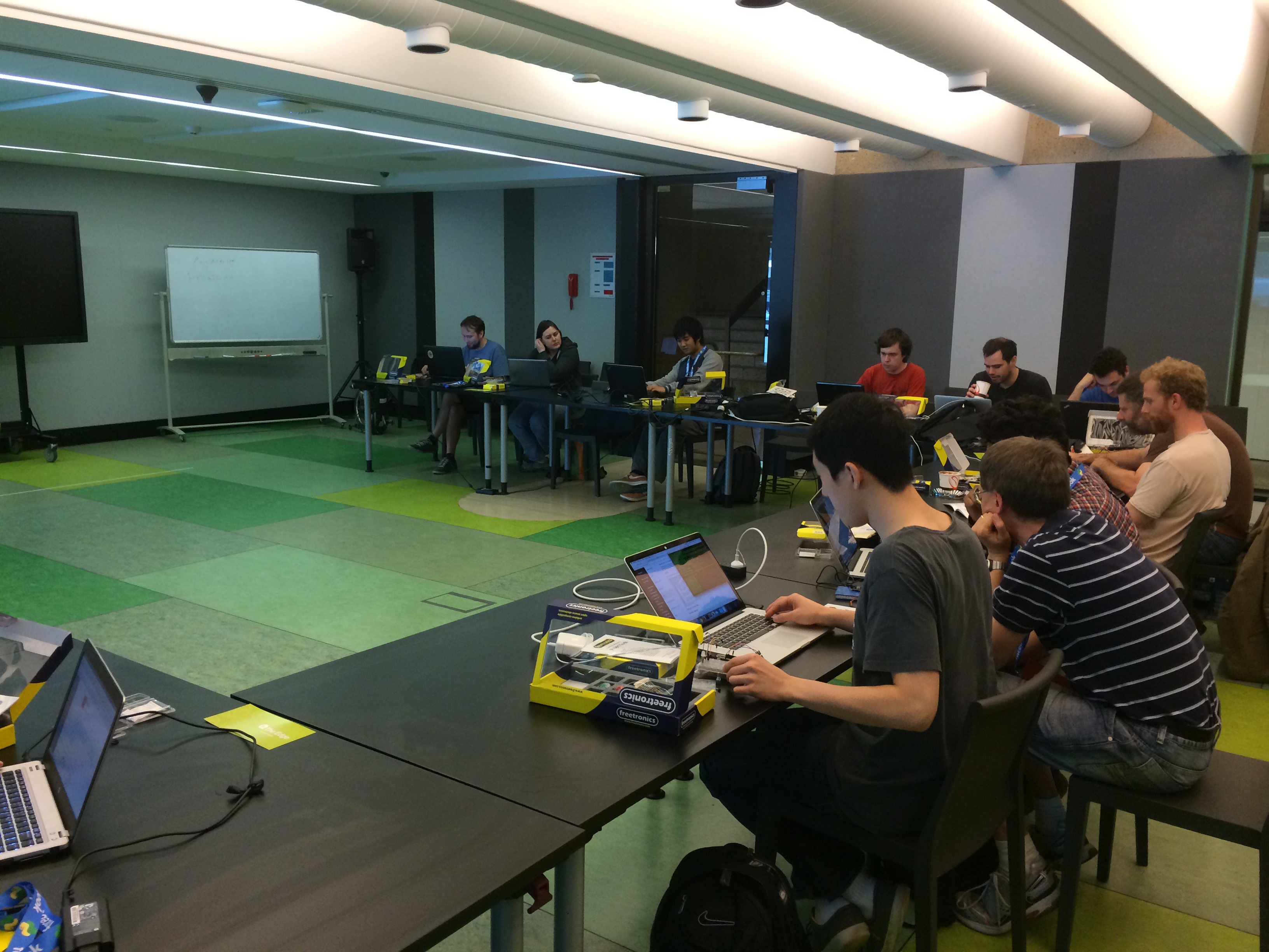 Electronics workshop at PyCon AU 2015