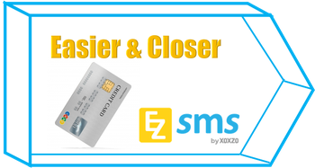 [EZSMS] Pay by Credit Card is now easier and closer