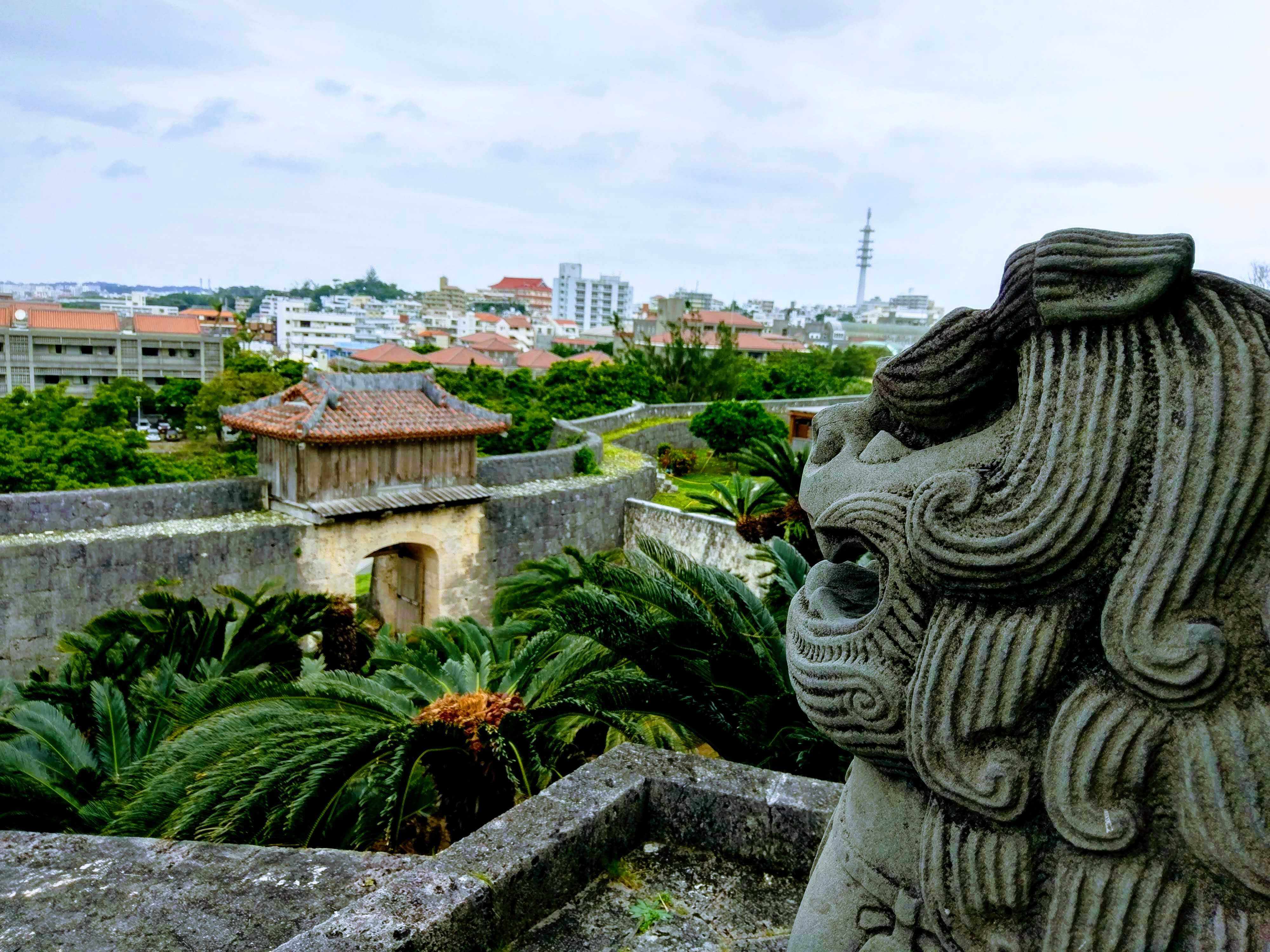 View from Syuri Castle