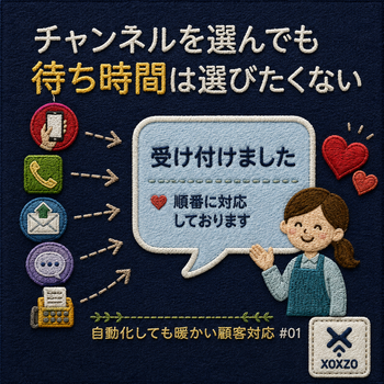 顧客が選びたいのは連絡手段であって、待ち時間ではない